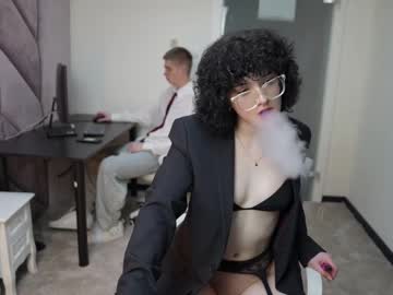 couple Cam Girls Get Busy With Their Dildos With No Shame with _curly_dick_lover_